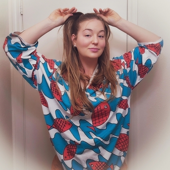 Vintage TRIC-TRAC by phyllis keitien Anime Inspired Top 0 - Picture 1 of 5